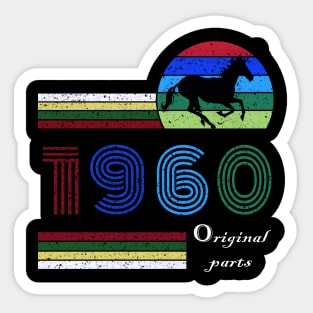 60 Years Old - Made in 1960 - 60th Birthday Men Women Sticker